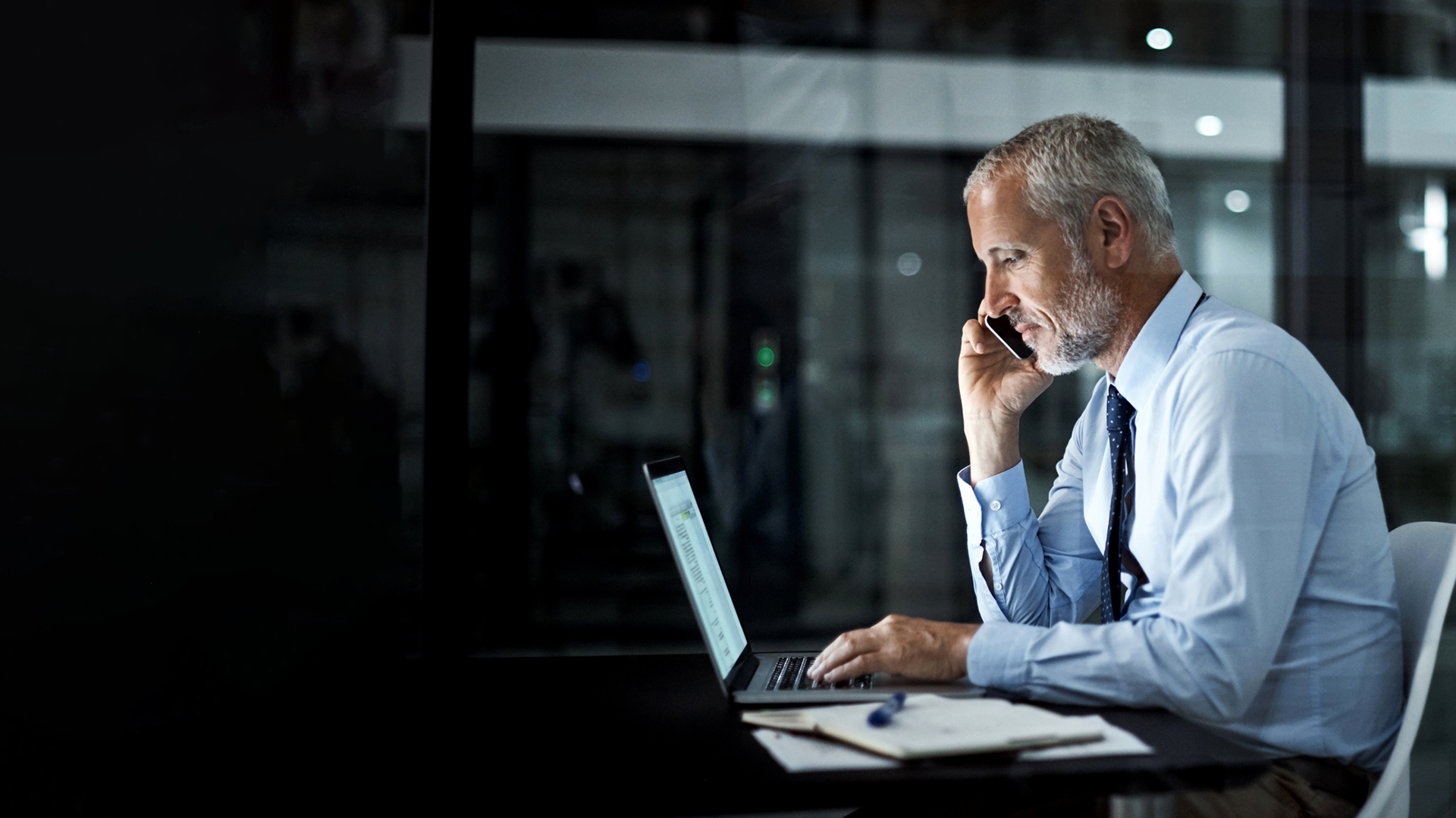 business owner working to sell his business